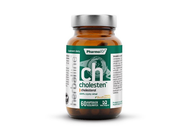 Pharmovit Cholesten Cholesterol interakcje ulotka kapsułki - 60 kaps.