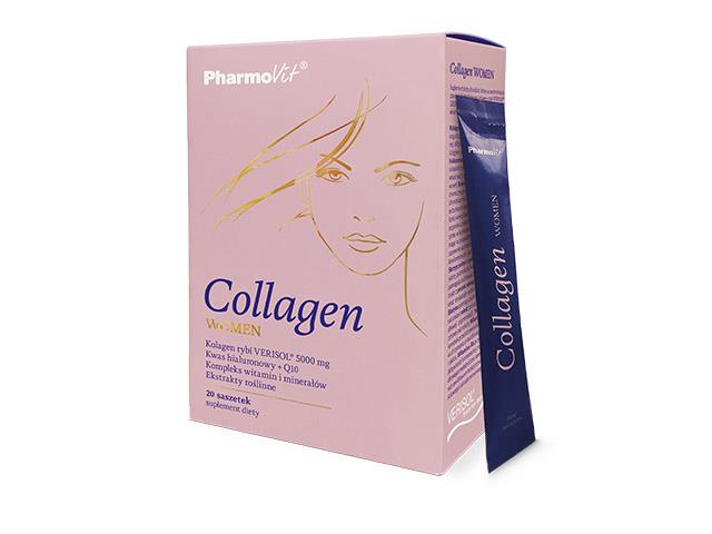 Pharmovit Collagen Women interakcje ulotka saszetka  20 sasz.
