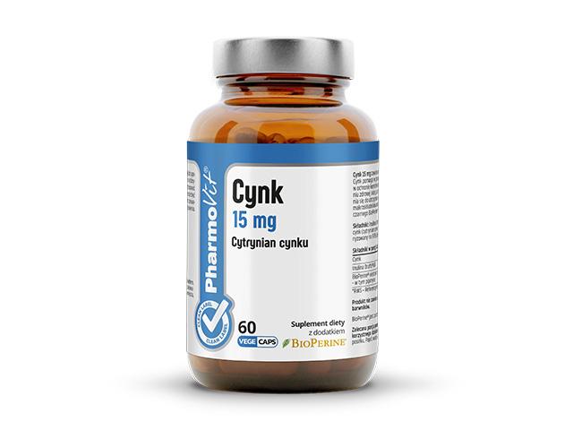Pharmovit Cynk 15 mg clean label interakcje ulotka kapsułki twarde 60 kaps.