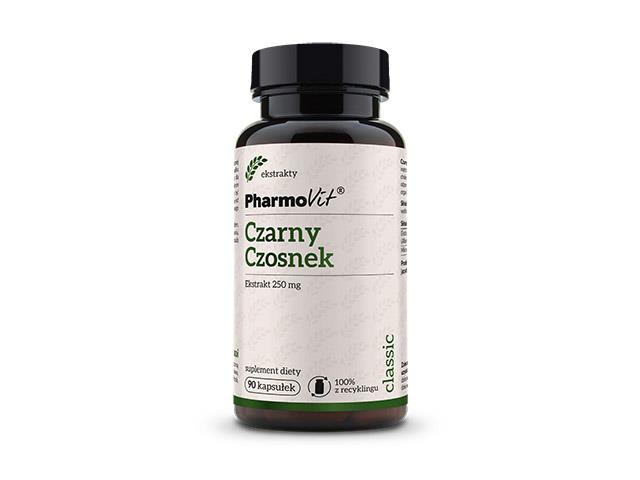 Pharmovit Czarny Czosnek Ekstrakt interakcje ulotka kapsułki  90 kaps.