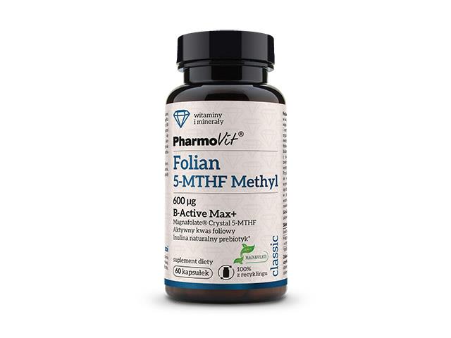 Pharmovit Folian 5-MTHF Methyl 600mcg interakcje ulotka kapsułki  60 kaps.