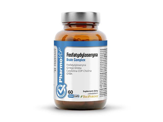 Pharmovit Fosfatydyloseryna Brain Complex Clean Label interakcje ulotka kapsułki twarde  60 kaps.