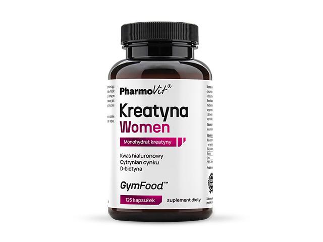 Pharmovit GymFood Kreatyna Women interakcje ulotka kapsułki twarde  125 kaps.