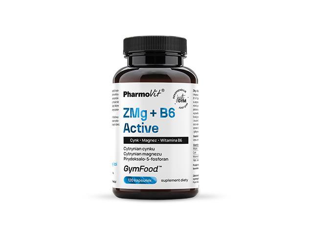 Pharmovit GymFood Zmg + B6 Active interakcje ulotka kapsułki  120 kaps.