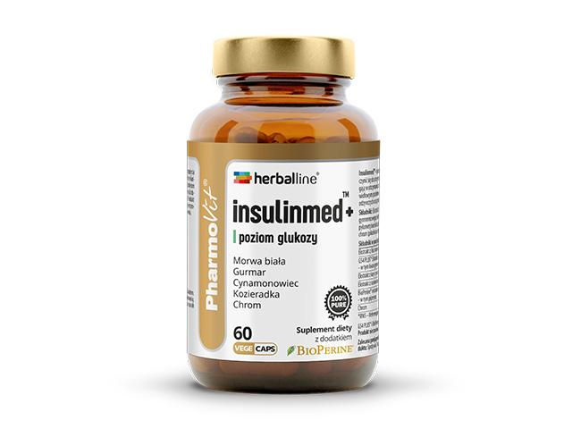 Pharmovit Herballine Insulinmed+ interakcje ulotka kapsułki twarde 60 kaps.