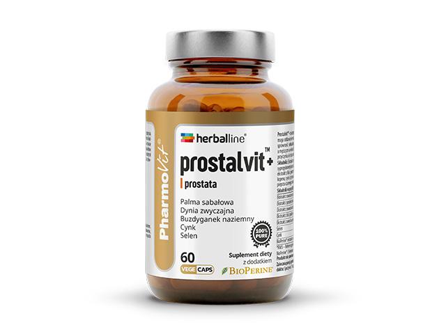 Pharmovit Herballine Prostalvit+ interakcje ulotka kapsułki twarde 60 kaps.