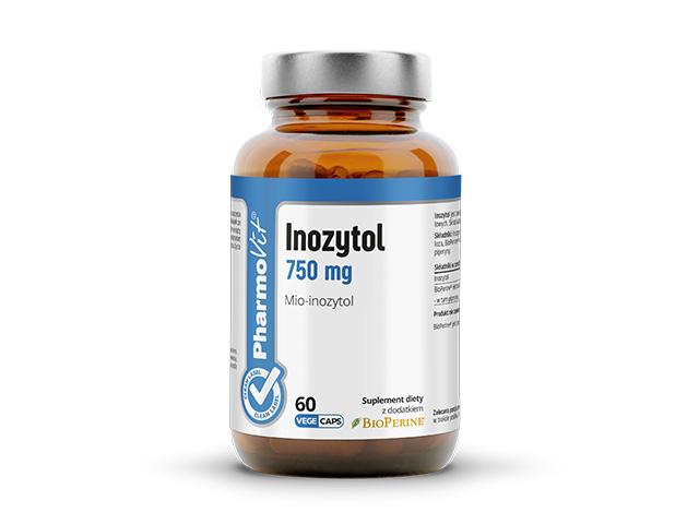 Pharmovit Inozytol 750 mg Clean Label interakcje ulotka kapsułki 60 kaps.