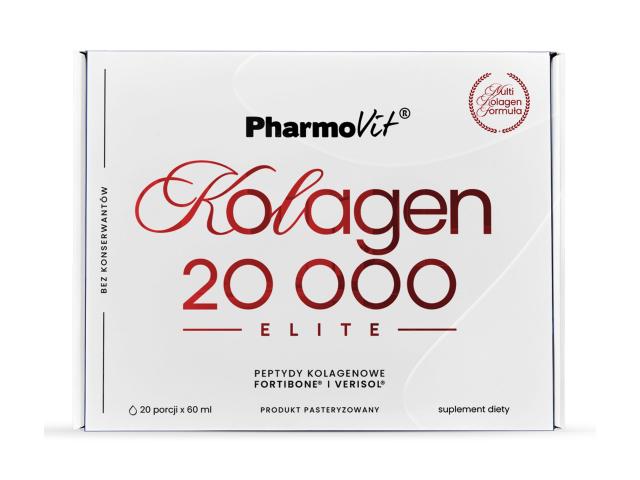 Pharmovit Kolagen 20 000 Elite interakcje ulotka płyn - 20 but. po 60 ml