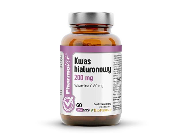 Pharmovit Kwas Hialuronowy interakcje ulotka kapsułki twarde 60 kaps.