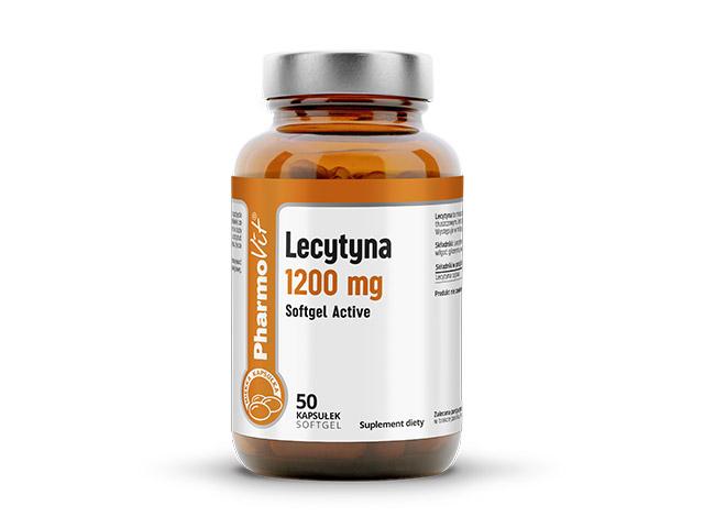 Pharmovit Lecytyna Softgel Active 1200 mg interakcje ulotka kapsułki miękkie - 50 kaps.