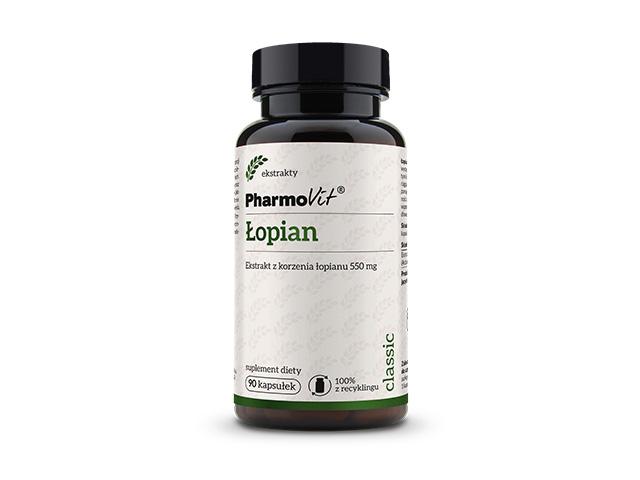Pharmovit Łopian interakcje ulotka kapsułki twarde  90 kaps.