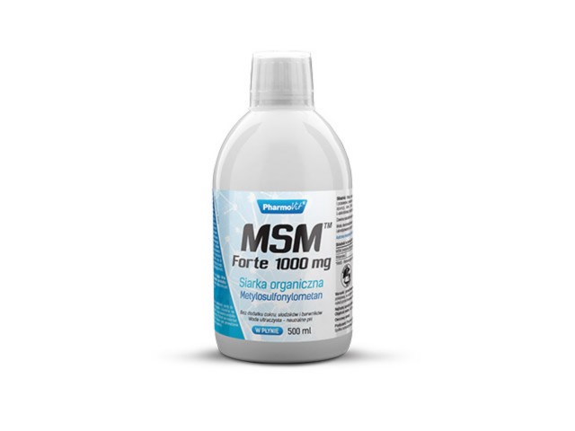 Pharmovit MSM Forte 1000 mg interakcje ulotka płyn  500 ml