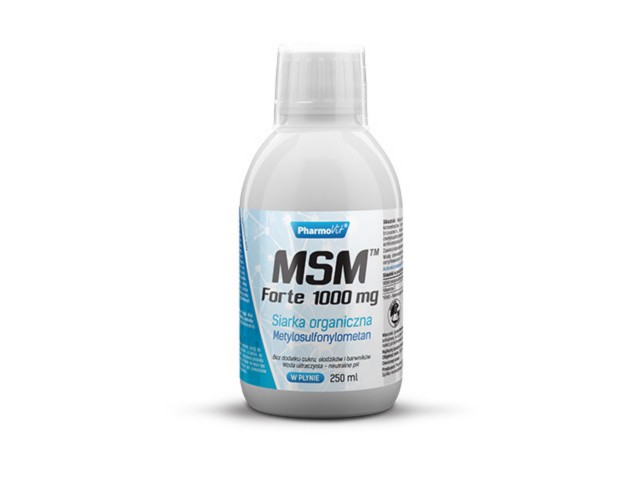 Pharmovit MSM Forte 1000 mg interakcje ulotka płyn - 250 ml