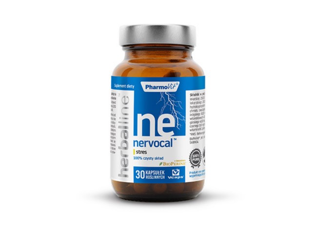 PHARMOVIT nervocal stres interakcje ulotka kapsułki - 30 kaps.