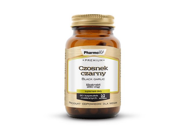 Pharmovit Premium Czosnek Czarny interakcje ulotka kapsułki - 60 kaps.