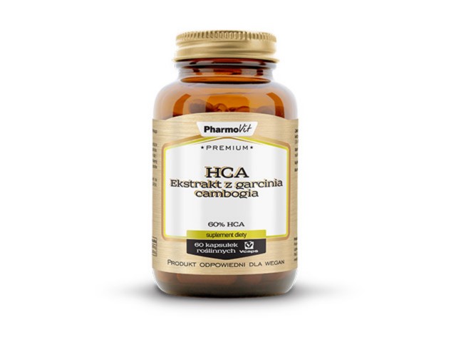 Pharmovit Premium HCA Ekstrakt z garcinia cambogia interakcje ulotka kapsułki - 60 kaps.