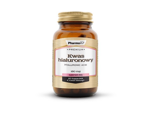 Pharmovit Premium Kwas Hialuronowy interakcje ulotka kapsułki - 60 kaps.