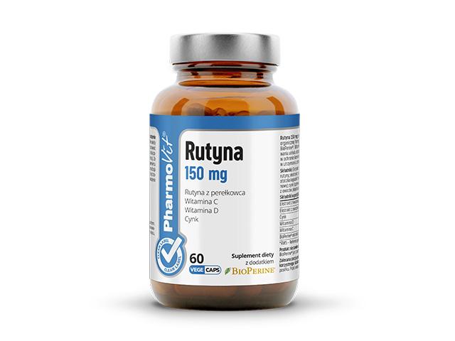 Pharmovit Rutyna 150 mg Clean Label interakcje ulotka kapsułki twarde 60 kaps.