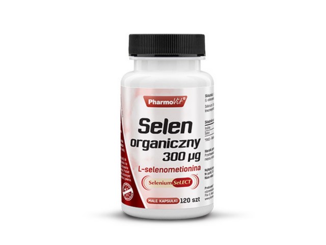 Pharmovit Selen Organiczny 300 mcg interakcje ulotka kapsułki - 120 kaps.