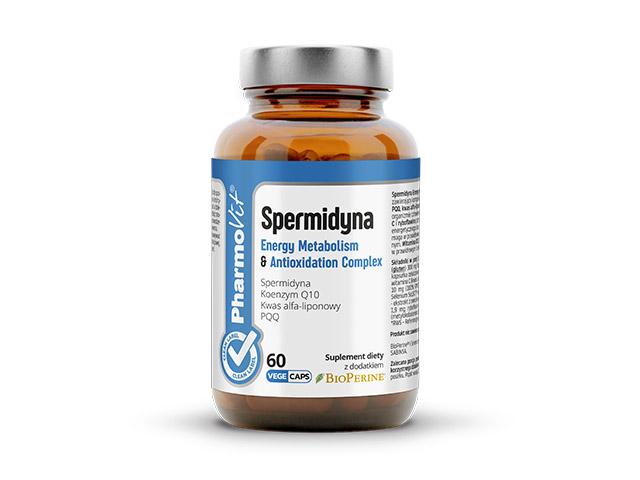 Pharmovit Spermidyna Energy Metabolism & Antioxidation Complex Clean Label interakcje ulotka kapsułki twarde  60 kaps.