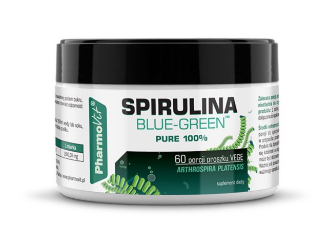 PHARMOVIT Spirulina Blue-Green interakcje ulotka proszek - 90 g