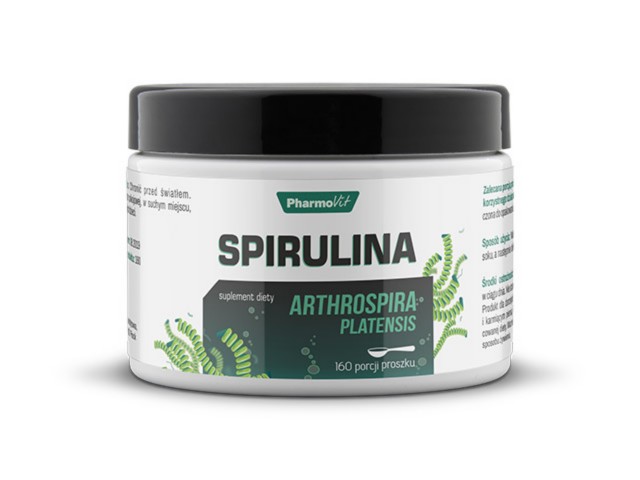 PHARMOVIT Spirulina interakcje ulotka proszek  240 g