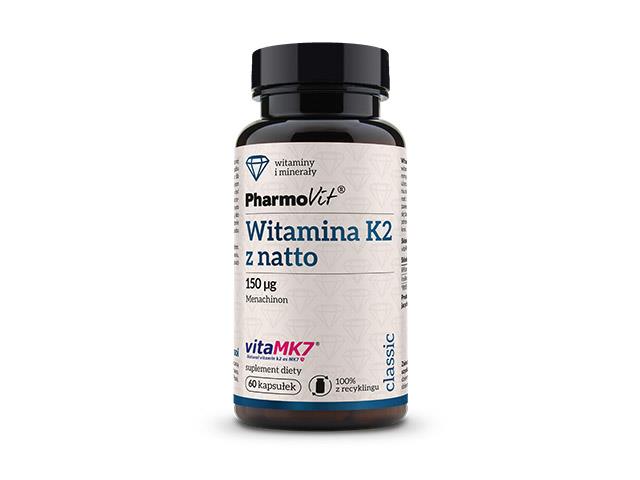 Pharmovit Witamina K2 Z Natto 150 mcg interakcje ulotka kapsułki - 60 kaps.