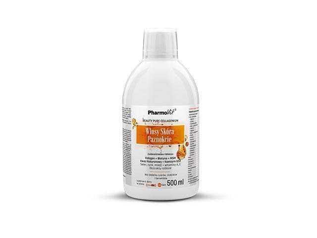 Pharmovit Włosy Skóra Paznokcie interakcje ulotka płyn  500 ml