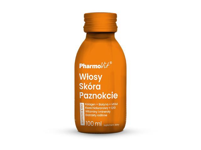 PHARMOVIT Włosy Skóra Paznokcie supples & go interakcje ulotka płyn  100 ml