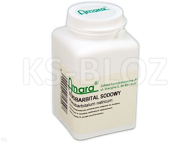 Phenobarbitalum Natricum (Rec.) interakcje ulotka substancja  1 g