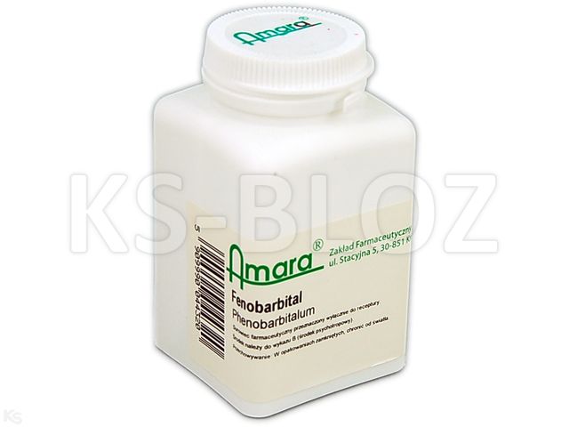 Phenobarbitalum (Rec.) interakcje ulotka substancja - 5 g