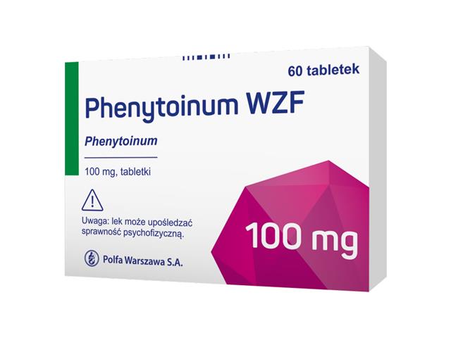 Phenytoinum WZF interakcje ulotka tabletki 100 mg 60 tabl.