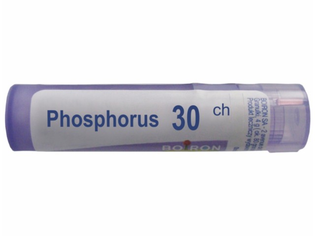 Phosphorus 30 CH interakcje ulotka granulki - 4 g