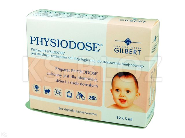 Physiodose d/przem.oczu i oczyszcz.nosa interakcje ulotka płyn  12 amp. po 5 ml