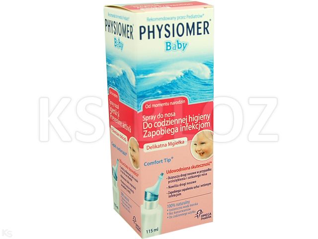 Physiomer Baby interakcje ulotka spray  115 ml
