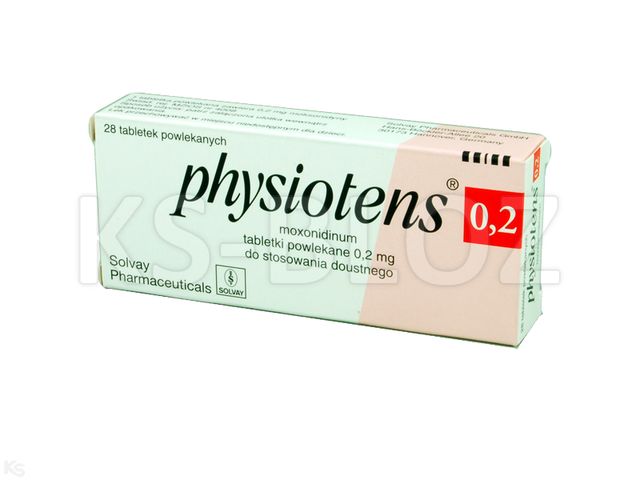 Physiotens 0,2 interakcje ulotka tabletki powlekane 200 mcg 28 tabl. | blister