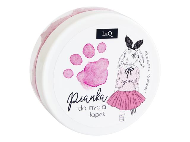Pianka do mycia łapek - różowa interakcje ulotka mus - 50 ml