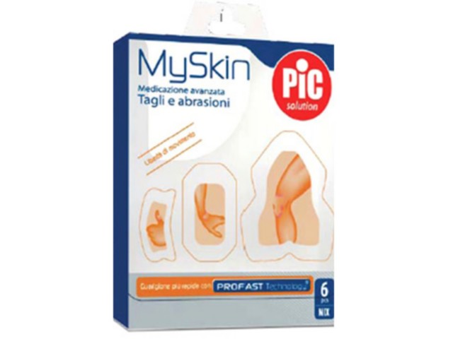 PIC My Skin Plastry na skaleczenia i otarcia hydrożelowe interakcje ulotka plaster - 6 szt.