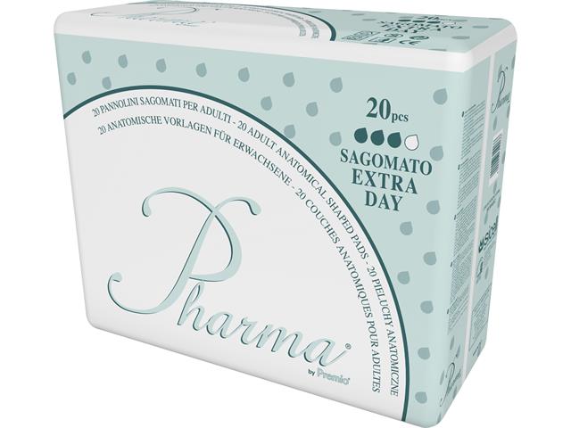 Piel.anat. PHARMA Extra Day interakcje ulotka pielucha anatomiczna  20 szt.