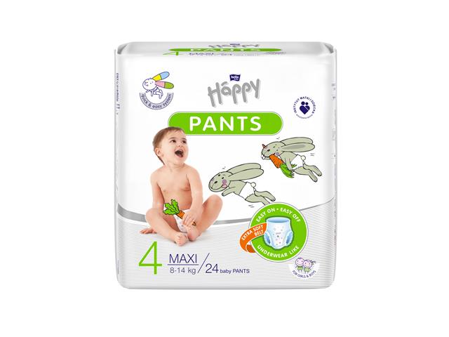 Piel-m. BELLA BABY HAPPY PANTS Maxi 8-14kg interakcje ulotka   24 szt.