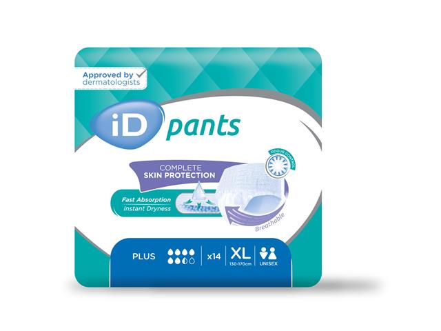 Piel.-m. iD Pants Plus XL interakcje ulotka pielucho-majtki - 14 szt.