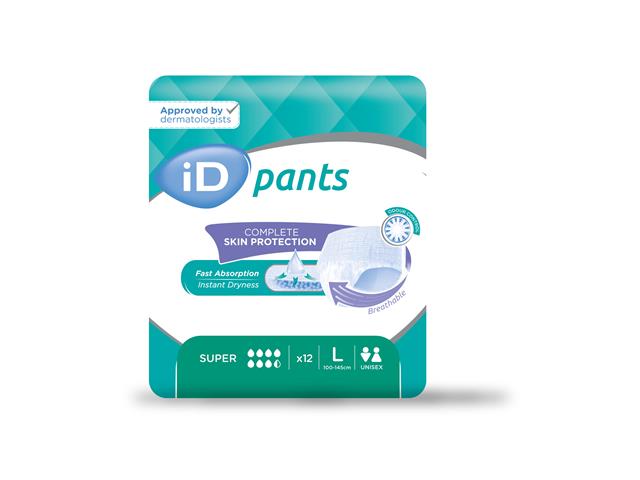 Piel.-m. iD Pants Super L interakcje ulotka pielucho-majtki - 12 szt.