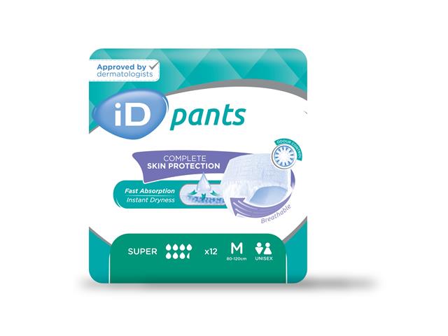 Piel.-m. iD Pants Super M interakcje ulotka pielucho-majtki - 12 szt.