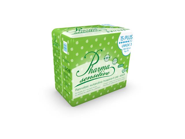 Piel-m. PHARMA SENSITIVE Large Plus interakcje ulotka pielucho-majtki - 15 szt.