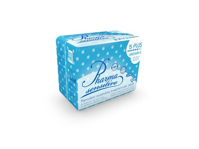 Piel-m. PHARMA SENSITIVE Medium Plus interakcje ulotka pielucho-majtki - 15 szt.