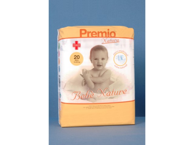 Piel-m. Premio Natura MAXI PLUS 14-25 kg interakcje ulotka pielucho-majtki  20 szt.