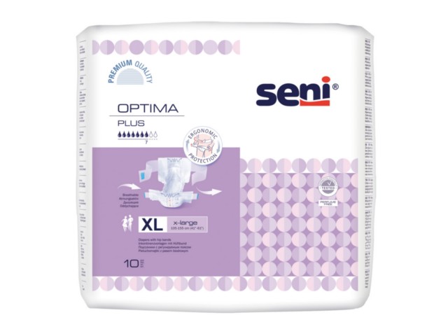 Piel-m. SENI OPTIMA PLUS extra large interakcje ulotka  - 10 szt.
