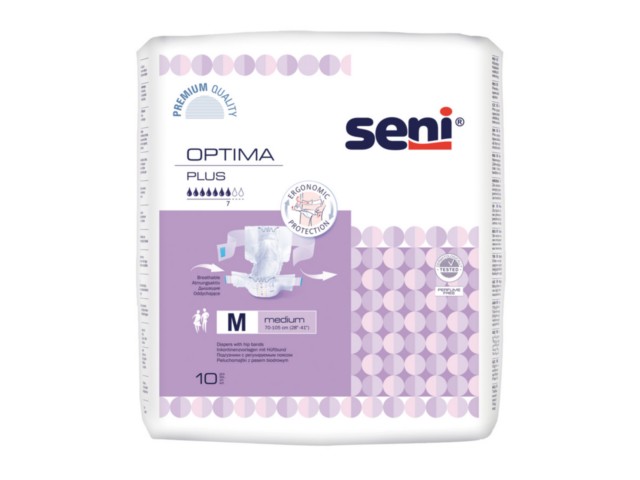 Piel-m. SENI OPTIMA plus medium interakcje ulotka pielucho-majtki  10 szt.