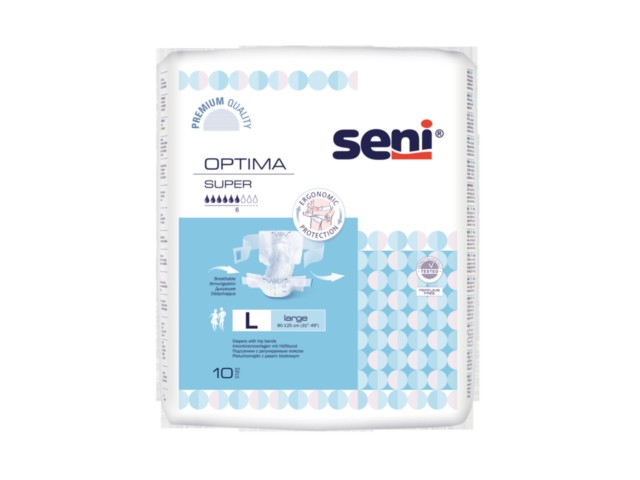 Piel-m. SENI OPTIMA Super large interakcje ulotka  - 10 szt.