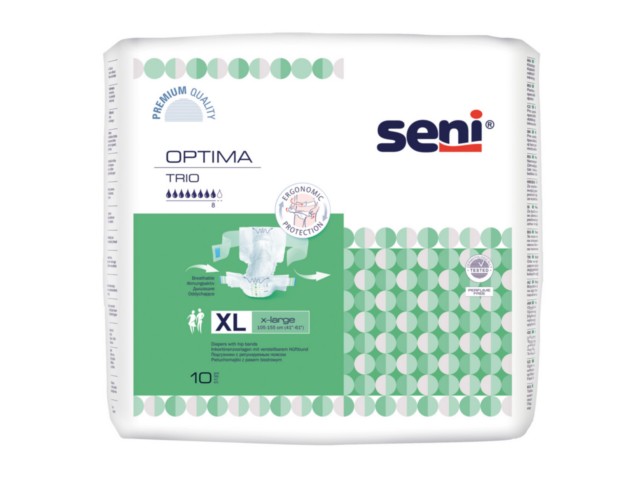 Piel-m. SENI OPTIMA TRIO extra large interakcje ulotka  - 10 szt.